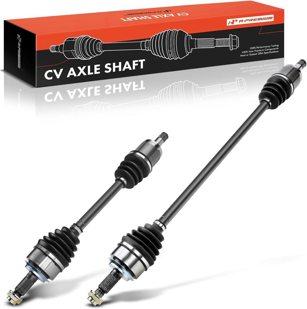 A-Premium Pair (2) Front CV Axle Shaft Assembly Compatible with Honda Civic 2006 2007 2008 2009 2010 2011 2012 2013 2014 2015 L4 1.8L, Automatic Transmission, Driver and Passenger Side