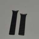 Compatible with Apple Watch Band 49 46 45 44 42 41 40 38mm, Double Sided Wearable Silicone Magnetic Strap for iWatch Ultra SE Series 11 10 9 8 7 6 5 4 3 2 1 (38/40/41/42, Black/Gray)