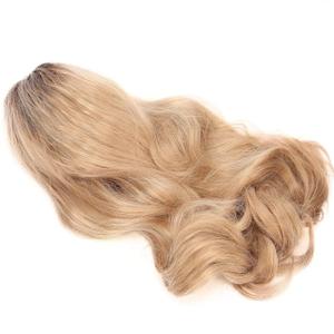 Blonde Daily Wear Lace Wig Women Long Curly Stylish Wig for Cosplay Halloween Party