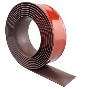 Floor Transition Strip 2" Self-Adhesive Flat Vinyl Flooring Transitions Strip with Strong Backing (5cm, 10FT, Coffee)