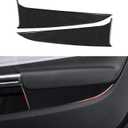 Car Storage Panel Sticker Carbon Fiber Decal Interior Trim for Ford Mustang Shelby 2015 2016 2017 2018 2019 2020 2021 2022 2023 2024 2025 Accessories
