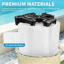 59023400 Complete Filter Grid Assembly Cassette Compatible with Pentair 48 Sq Ft DE Filters FNS Plus, with Manifolds to Prevent Cracking & Leaks