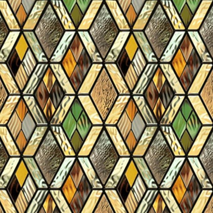 Window UV Protection Rainbow Privacy Film:Non-Adhesive Static Cling Decorative Window Film with Installation Tools,Stained Glass Window Film for Kitchen,Bathroom,and Shower Doors,16.9 x 78.7 inches.
