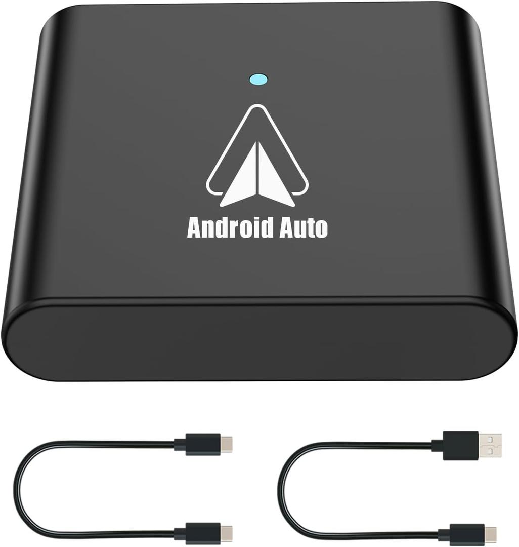 Wireless Android Auto Adapter - 2023 Android Auto Wireless Dongle for Cars with Factory Wired Android Auto, Support Online Upgrade Compatibility for Cars from 2017&Android 11