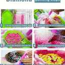 CHAONENG 5D Funny Love Diamond Art Painting Kits for Adults Colorful Gradient Diamond Painting Kits for Beginners Full Drill Diamond Dots,Gem Art Crafts for Adults Wall Decor 14x14inch