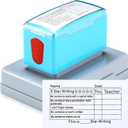 Teacher Stamp for Classroom 5 Stars Writing Grid Stamp Self Inking for Teacher Homework Grading Feedback Back to School Elementary Students School Supplies Gifts, 2 x 1 inches