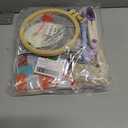 Soleeya Punch Needle Kits Adults Beginner 8 Pcs Punch Needle Coaster Kit Landscape Patterns Stitching Punch Embroidery Including Yarn Hoop Needle, Rug Tufting Coaster DIY Craft Gifts