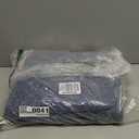 LORDTEX Linen Look Blackout Curtains for Bedroom  Extral Wide Thermal Insulated & Privacy Protection Patio Sliding Door Drape  Grommet Thick Textured Panel for Living Room, W100 x L96 inches, Blue