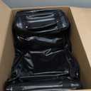 PolarcoForgeco Rolling Ski Bag for Air Travel, Snowboard Bag with Wheels, 900D Extendable 155-185CM Wheeled Ski Bag All-Round Padded Protection, for Snowboard, Double Skis, Boots, Helmet (165-175cm, Black)