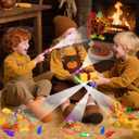 Thanksgiving Party Favors for Kids, 35Pcs Turkey Light Up Finger Lights Toys Bulk Goodie Bag Pinata Fillers Treats Glow in the Dark Gifts Fall Thanksgiving Party Supplies Classroom Prizes Party Decor