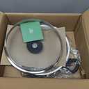 GreenLife 6QT Ceramic Nonstick Stockpot with Glass Straining Lid, PFAS-Free, Dishwasher Safe, Stay-Cool Handles, Oven Safe to 350F, Wobble-Free Base, Even Heating, Black