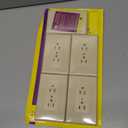 Bates- Duplex Wall Plate, 10 Pack, Black, Electrical Outlet Cover Plates