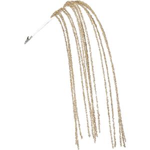 KI Store Gold Dripping Sequin Christmas Tree Picks Spray 6pcs Cascading Christmas Picks for Xmas Tree Garland Decorations