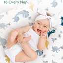 TotChill Pack and Play Sheets Fitted 2 Pack, 38x26 Graco Pack n Play Sheets for Playard & Travel Crib Mattress, Ultra Soft Jersey Knit, Breathable Stretchy Deep Pocket, Compatible with Mini Cribs