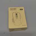 TECKNET Wireless Mouse, 2.4G Ergonomic Optical Mouse, Computer Mouse for Laptop, PC, Computer, Chromebook, Notebook, 6 Buttons, 24 Months Battery Life, 2600 DPI, 5 Adjustment Levels  Pink