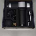 Deep Tissue Massage Gun, Portable Percussion Muscle Massager with 30 Speeds & 6 Attachments, Handheld Electric Back & Neck Massager for Pain Relief (Black)