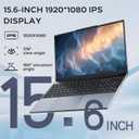 Phatom 15.6" FHD Laptop Computers, Compatible with Windows 11, Pentium Gold (Beats Pentium, Celeron), Cooling Fan, 4GB RAM, 128GB SSD, Up to 2TB, HDMI, for Business, Student