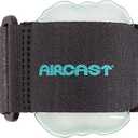 Aircast Pneumatic Armband: Tennis/Golfers Elbow Support Strap, Black (Gray)