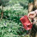 Small Watering Can Indoor Plants with Long Spout (1L, Red)