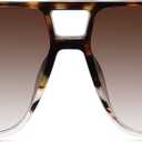 Classic Retro Aviator Sunglasses for Women Men Oversized Trendy Square Vintage Double Bridge Aviators Shades FZN821