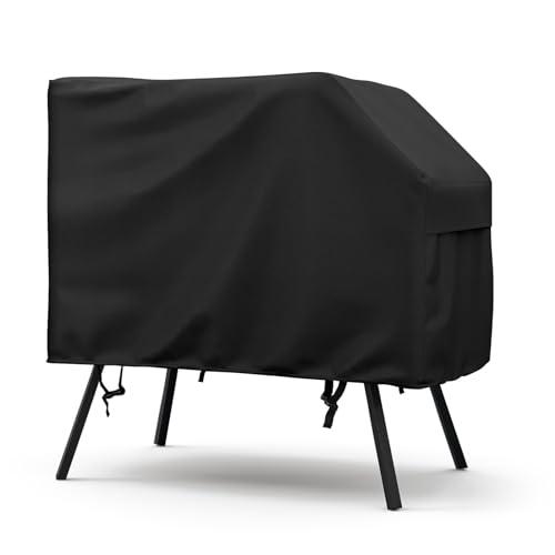 Upgraded Griddle Cover - 22 Inch 28 Inch Single Shelf Griddle Cover with Hood and Stand for Blackstone, Waterproof & Heavy Duty with Large Air Vent and Straps