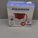AQUAPHOR Water Filter Pitcher Ideal 7 Cup with 3 x B15 Filters - Black