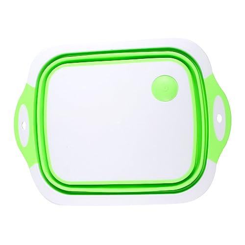 OUNONA 2pc Kitchen Chopping Board Draining Basket Multifunctional Space-saving Cutting Board for Easy Vegetable Washing and Food Prep Design for Kitchens