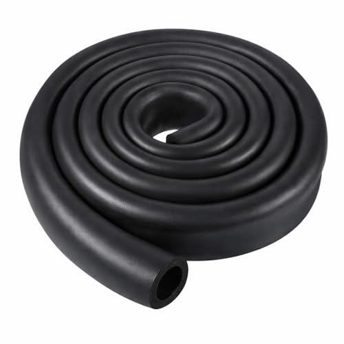 1" ID Pipe Insulation Foam Tube, 6Ft Black Pool Noodles Foam Cover Water Pipe Insulation Foam Tubing for Freeze Protection AC Unit Guitar Stands Exercise Machine