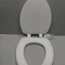 Bemis Aurora Slow Close Toilet Seat, Easy Clean Hinges and Adjustable Perfect Fit Plastic Seat, Made in USA, Elongated, White
50+ bought in past month