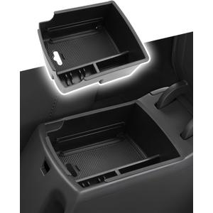 CDEFG for 2023 2024 2025 2026 Hyundai Venue Center Console Organizer Tray for Venue 2020 2021 2022 2023 2024 2025 2026 Accessories Armrest Storage Box Insert Tray Arm Rest Middle Organizer