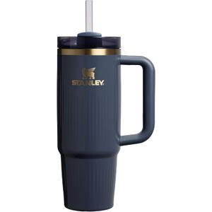 STANLEY Quencher H2.0 Tumbler with Handle and Straw 30 oz | Flowstate 3-Position Lid | Cup Holder Compatible for Travel | Insulated Stainless Steel Cup | BPA-Free | Fluted Twilight