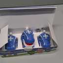 Dinosaur Walkie Talkies for Kids 3 Pack Camping Gear T-Rex Outdoor Toys for Boys Girls Age 3-12 Year Old 3 Channel Long Range Birthday Gifts Easter Christmas Stocking Stuffers Blue