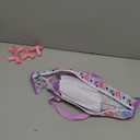 BABESIDE Baby Doll Crib Set for 18 Inch Dolls, Foldable Baby Doll Bed Playpen Toy Crib with Storage Bag for Reborn Baby Doll Accessories, Purple Babydoll Pack and Play