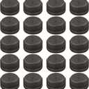 20 Pack 3/4 inches Cap Malleable Cast Iron Pipe, Industrial Pipe for Threaded Black Pipes and Fittings, DIY Steampunk Industrial Vintage Style.