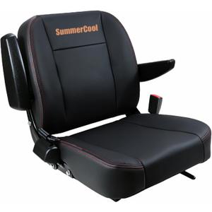 Tractor Seat Universal Zero Turn Mower Seat with Micro Switch,Slide Rail