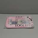 YOOLIFE Initial Make Up Bag Travel Toiletry Bag, Clear Makeup Bag Preppy Cosmetic Bags Organizer Travel Essentials Pink Gifts for Women Teen Girlfriend Teacher Mom Birthday Mothers Day Gifts E