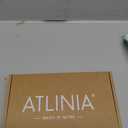 ATLINIA 100% Linen Pillowcases Set of 2, King Size 20" x 36" Pillow Case, Linen Pillow Sham Dark Grey