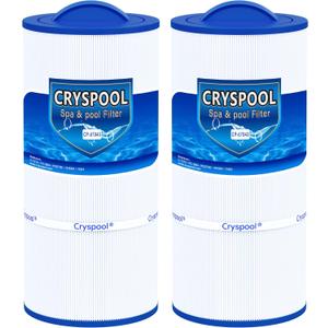 Cryspool 07043 Filter Compatible with Caldera 75, C-7375, 1019301, 73531, PCD75N, FC-3964, 75 Sq. Ft Spa Filter Cartridge, 2 Pack
