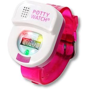 Potty Watch for Kids Potty Training - Potty Training Watch with 3 Fun Flashing Lights and Music - Water-Resistant Watch - Potty Watch Remind Kids Every 30, 60 or 90 Minutes - Pink
