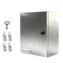 NBCYUNER Stainless Steel Electrical Enclosure 20x16x8 Inch NEMA 4X Enclosure 304 Stainless Steel Box IP66 Waterproof and Dustproof Metal Box