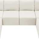 Ball & Cast 110"x72" Minimalist Modular U-Shaped Sectional Sofa with 2 Ottomans, Chenille Cloud Floor Couch with Compressed Upholstery, No Assembly Required, for Living Room, Apartment, Beige