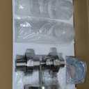 Emak Brushed Nickel Vanity Lights for Bathroom, Modern 22 Inch Bathroom Light Fixtures, 2-Light Cylinder Wall Sconces with Clear Glass Shade for Bathroom, Bedroom, Hallway, VL085-BN-2