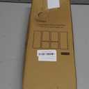 Criusia 6 Pcs Large Size Clear Drawer Organizer Set, Acrylic Non Slip Non Cracking Kitchen Drawer Storage Tray Divider, Multifunctional Storage for Cosmetics, Bathroom, Tools, Kitchen and Office