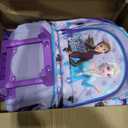 Get Trend Disney Frozen Girls 2-in-1 Rolling Luggage Bag with Wheels, 20.5x13x9 inches