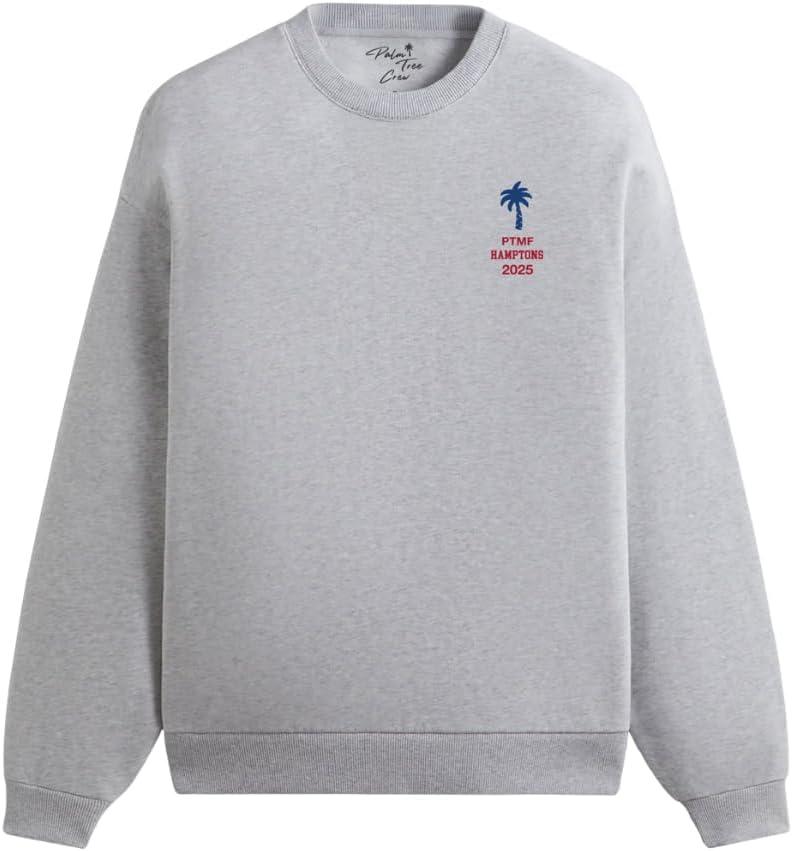 Palm Tree Crew Hamptons Lineup Crew (Gray, XXL)