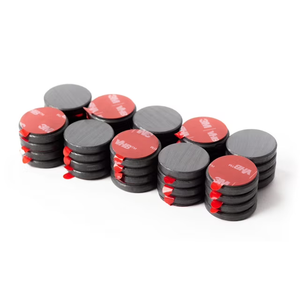Super Strong Adhesive Magnets for Crafts and Home – 1 Inch Circle Disk Magnets with Sticky Adhesive, Great for DIY Crafts, Kitchen, Workshop and Organization, 100 Pcs