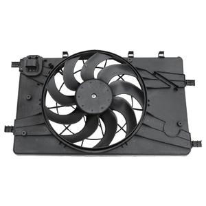 Engine Radiator Cooling Fan Assembly Replacement for Chevy Cruze 2011-2016 Replacement for Buick Verano 2012-2017 Radiator AC Condenser Cooling Fan Replace 13360890 13372154 13289627 13427161 13427160