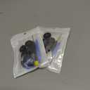 2 x RGEEK Thumbsticks Replacement for PS5 Controller, Analog Stick Joysticks Grip Caps with Repair Kit for PlayStation 5 Dualsense Controller, Black