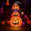 Luba Home Halloween Collapsible Lighted Display, 17.7 x 17.7 x 42 in