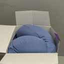 ZZ-WELL Side Sleeper Pillow - Patented Cervical Neck Pillow for Sleeping with Cooling Cover - High Loft Heavy Density Memory Foam Pillows for Side Sleepers & Broad Shoulders Adults (Blue) (Medium Soft / Blue)
